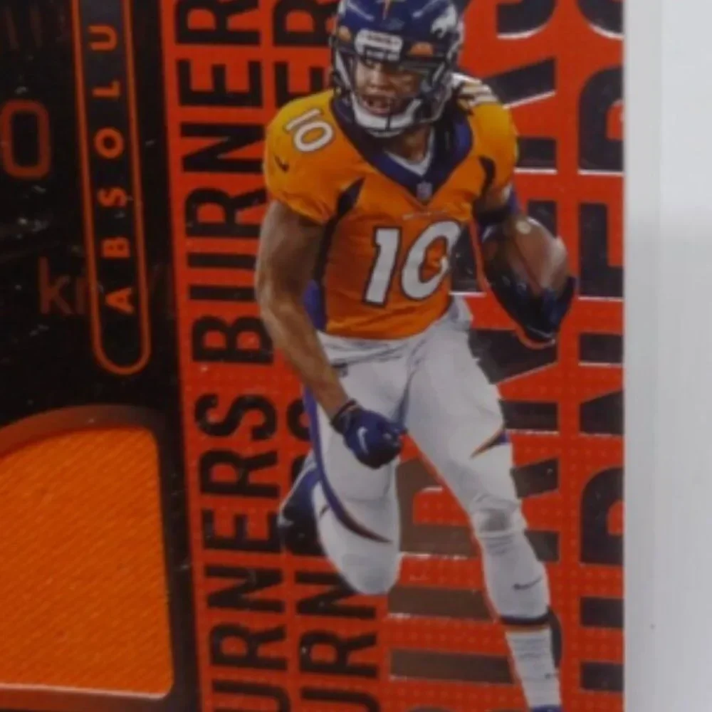 2022 Panini Absolute Football Jerry Jeudy Burners Relic Broncos